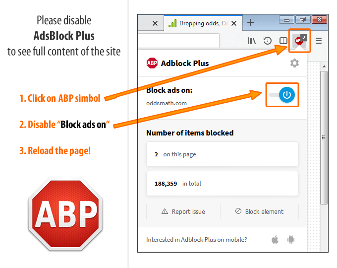 Disable AdBlockPlus